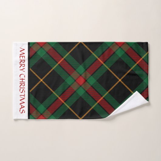Buffalo Pset Tartan Kerst Bad Handdoek (Handdoek)