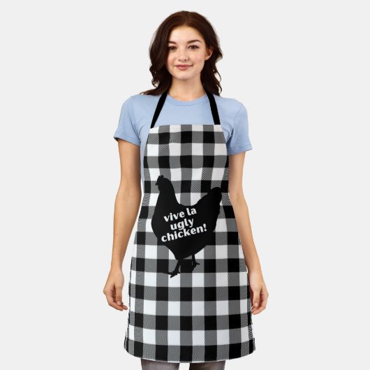 Buffalo Pset Ugly Chicken Apron Schort (Gedragen)