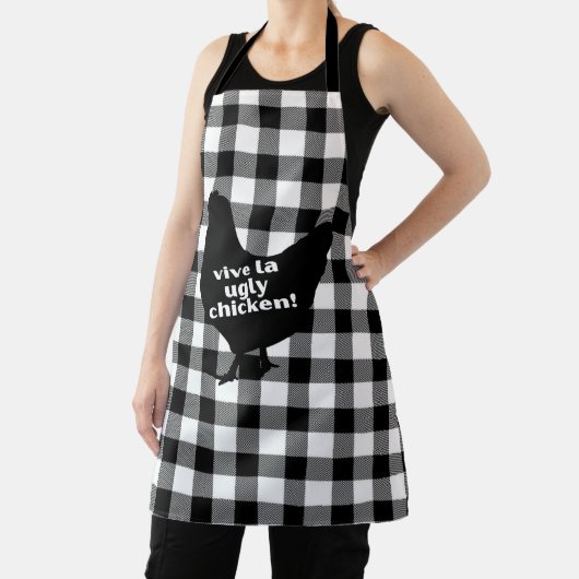 Buffalo Pset Ugly Chicken Apron Schort (Insitu)