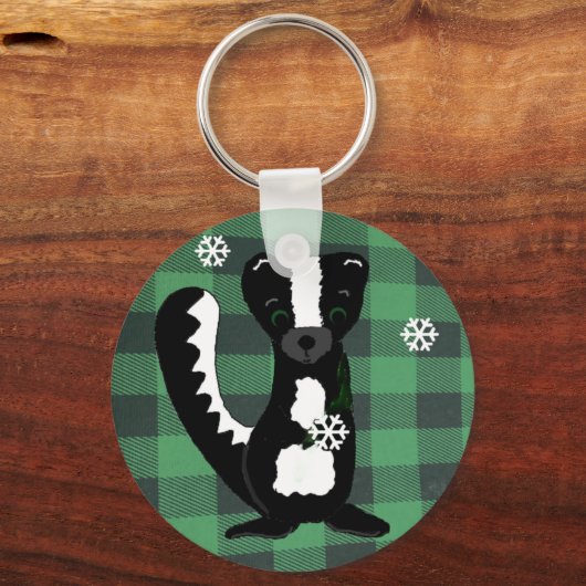 Buffalo Pset Woodland Skunk Sleutelhanger (Voorkant)