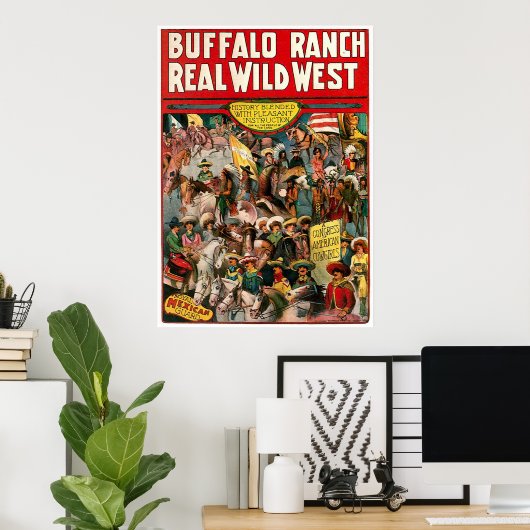 Buffalo Ranch - Afdrukken Poster (Thuiskantoor)