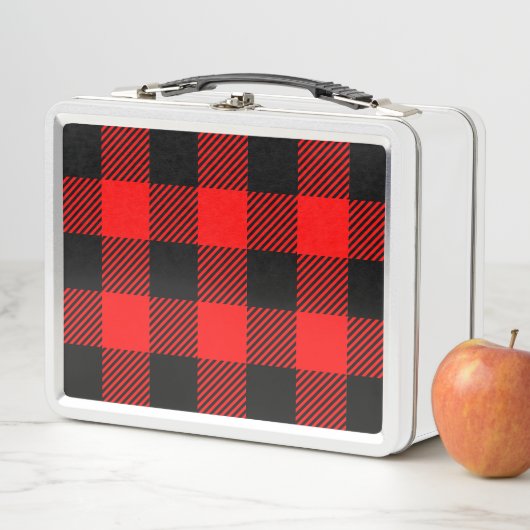 Buffalo Red en Black Lumberjack Pset Decor (In situ)