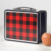 Buffalo Red en Black Lumberjack Pset Decor (In situ)