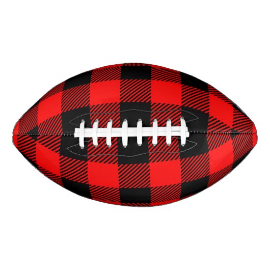 Buffalo Red en Black Lumberjack Pset Decor American Football (Voorkant)