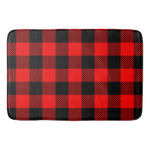 Buffalo Red en Black Lumberjack Pset Decor Badmat