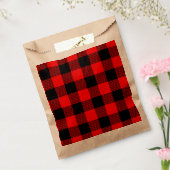 Buffalo Red en Black Lumberjack Pset Decor Bedankzakje (Gezegeld)