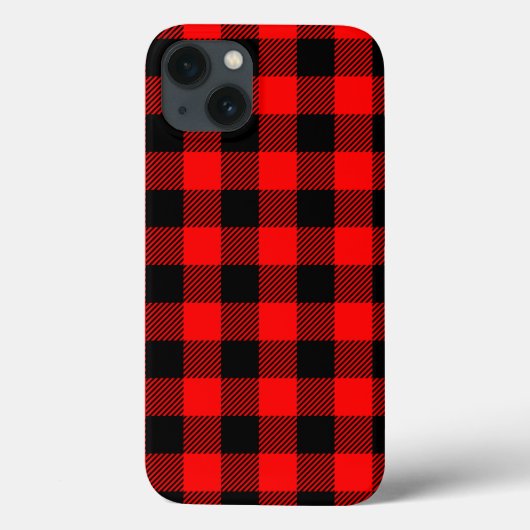 Buffalo Red en Black Lumberjack Pset Decor Case-Mate iPhone Case (Achterkant)