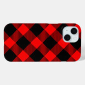 Buffalo Red en Black Lumberjack Pset Decor Case-Mate iPhone Case (Achterkant (horizontaal))