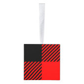 Buffalo Red en Black Lumberjack Pset Decor Decoratie (Rechts)