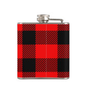 Buffalo Red en Black Lumberjack Pset Decor Heupfles (Achterkant)