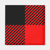 Buffalo Red en Black Lumberjack Pset Decor Magneet (Voorkant)