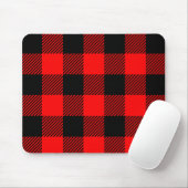 Buffalo Red en Black Lumberjack Pset Decor Muismat (Met muis)