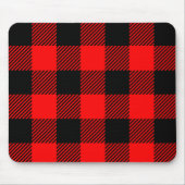 Buffalo Red en Black Lumberjack Pset Decor Muismat (Voorkant)