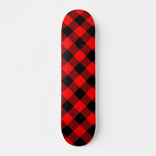 Buffalo Red en Black Lumberjack Pset Decor Persoonlijk Skateboard (Voorkant)