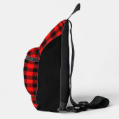 Buffalo Red en Black Lumberjack Pset Decor Sling Bag (Rechts)