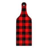 Buffalo Red en Black Lumberjack Pset Decor Snijplank (Voorkant)