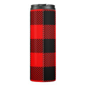 Buffalo Red en Black Lumberjack Pset Decor Thermosbeker (Achterkant)