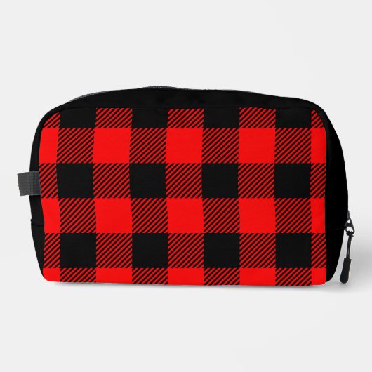 Buffalo Red en Black Lumberjack Pset Decor Toilettasje (Voorkant)