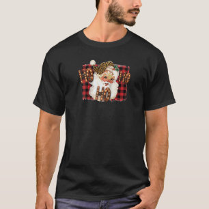 Buffalo Red Plaid jaren 70 Santa Merry Christma T-shirt