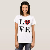 Buffalo Red Pset Heart Love t-shirt (Voorkant volledig)