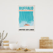 Buffalo Reisposter Niagara Falls Print Verenigde (Keuken)