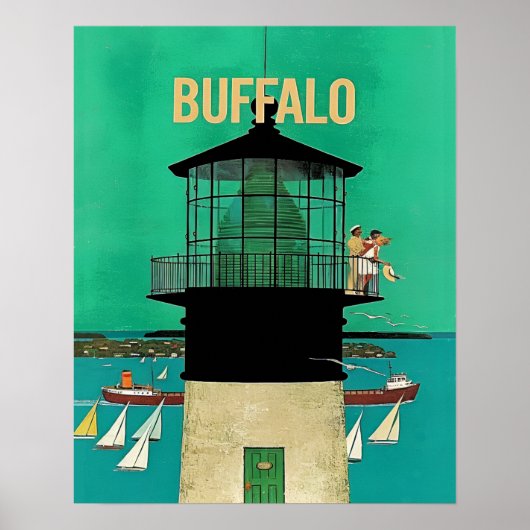 Buffalo-reisposter  poster (Voorkant)