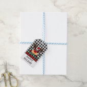 Buffalo Rendier Cadeaubijslage Cadeaulabel (Met Touw)