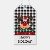 Buffalo Rendier Gift Label Cadeaulabel (Voorkant)