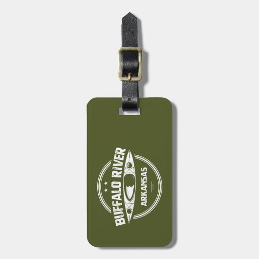 Buffalo River, Arkansas Bagagelabel (Voorkant verticaal)