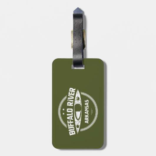 Buffalo River, Arkansas Bagagelabel (Achterkant verticaal)