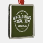 Buffalo River, Arkansas Metalen Ornament (Rechts)