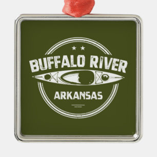 Buffalo River, Arkansas Metalen Ornament