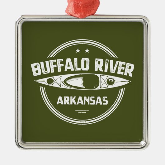 Buffalo River, Arkansas Metalen Ornament (Voorkant)