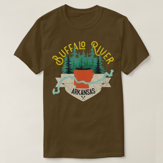 Buffalo River Arkansas National Park T-shirt (Design voorkant)