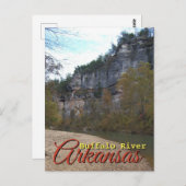 Buffalo River, Arkansas reisfoto Briefkaart (Voorkant / Achterkant)
