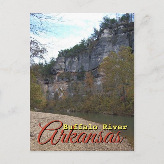 Buffalo River, Arkansas reisfoto Briefkaart (Voorkant)