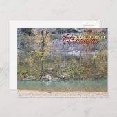 Buffalo River, Arkansas reisfoto Briefkaart (Voorkant / Achterkant)