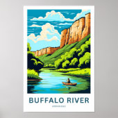 Buffalo River Arkansas Reisprint Poster (Voorkant)