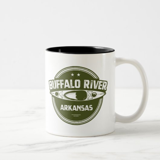 Buffalo River, Arkansas Tweekleurige Koffiemok (Rechts)