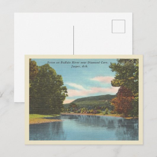 Buffalo River in Arkansas  scene Briefkaart (Voorkant / Achterkant)