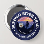 Buffalo River Trail (rd2) Ronde Button 4,0 Cm (Voorkant /achterkant)