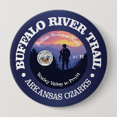 Buffalo River Trail (rd2) Ronde Button 4,0 Cm (Voorkant)