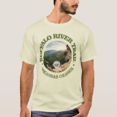 Buffalo River Trail (rood) T-shirt (Voorkant)