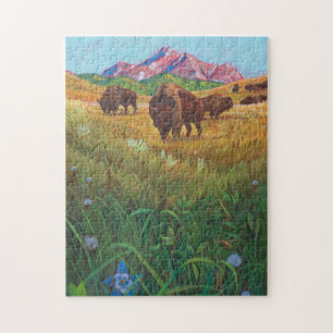 Buffalo Roam Puzzle Legpuzzel
