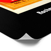 Buffalo Rochester en Pittsburg Railroad Travel Poster (Hoek)