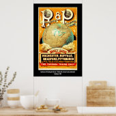 Buffalo Rochester en Pittsburg Railroad Travel Poster (Keuken)