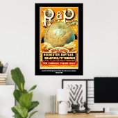 Buffalo Rochester en Pittsburg Railroad Travel Poster (Thuiskantoor)