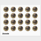 Buffalo Ronde Sticker (Vel)