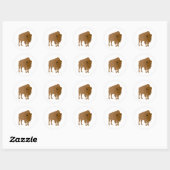 Buffalo Ronde Sticker (Vel)