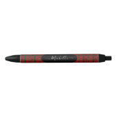 Buffalo Rood Plaid Medium Gift Zwarte Inkt Pen (Voorkant)